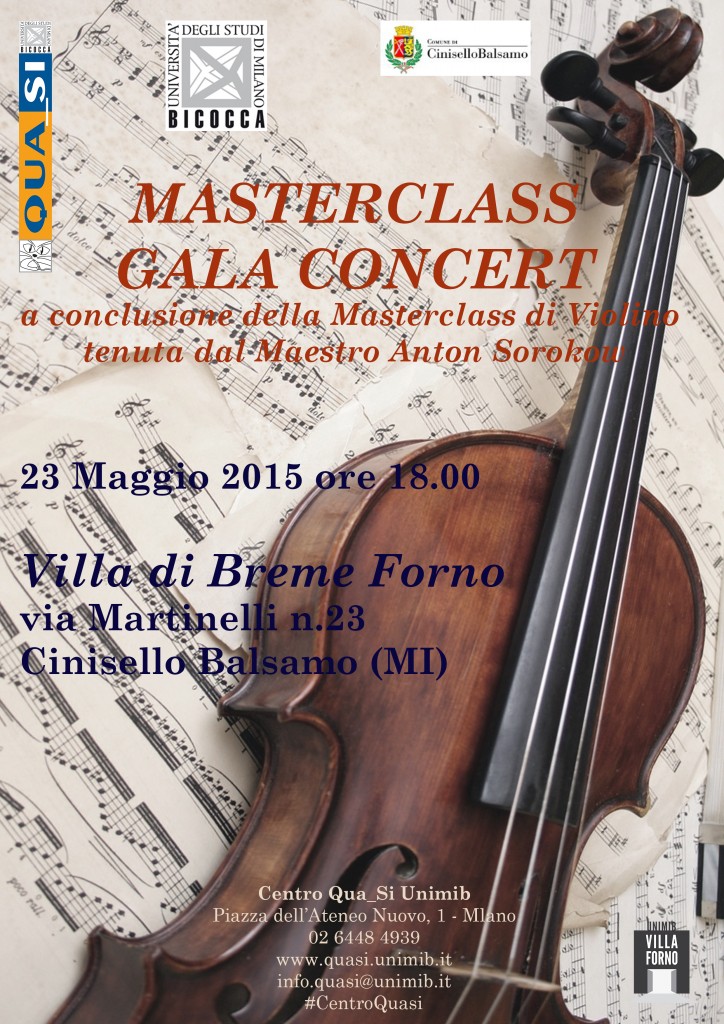 Locandina Masterclass Gala Concert